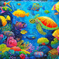 Cross & Glory - Underwater Paradise - 1000 Piece Jigsaw Puzzle | Puzzles for Adults 1000 Pieces | Vibrant Marine Life Puzzle | Perfect for Nature Lovers