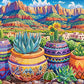 Mesa Verde Succulent Sunset - 1000 Piece Jigsaw Puzzle