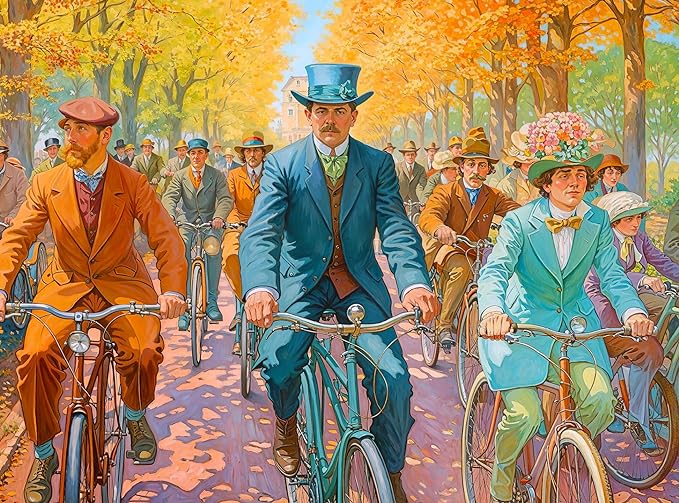 The Grand Bicycling Gala - 1000 Piece Jigsaw Puzzle