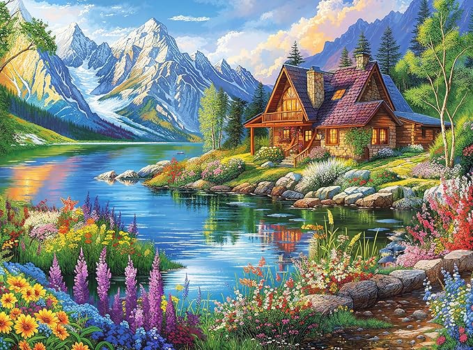 Lakeside Serenity - 1000 Piece Jigsaw Puzzle