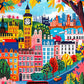 City Puzzle – A Colourful Day in London – 1000 Piece Jigsaw Puzzle