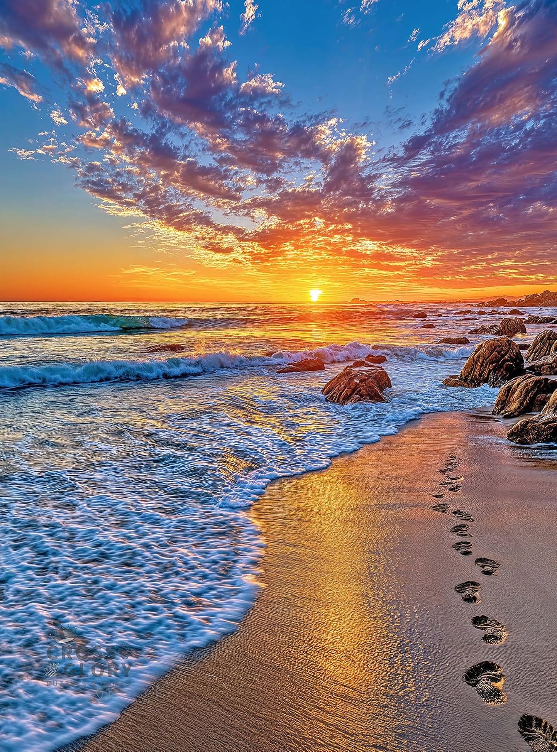 Coastal Puzzle – The Tide and the Traveler – 1000 Piece Jigsaw Puzzle
