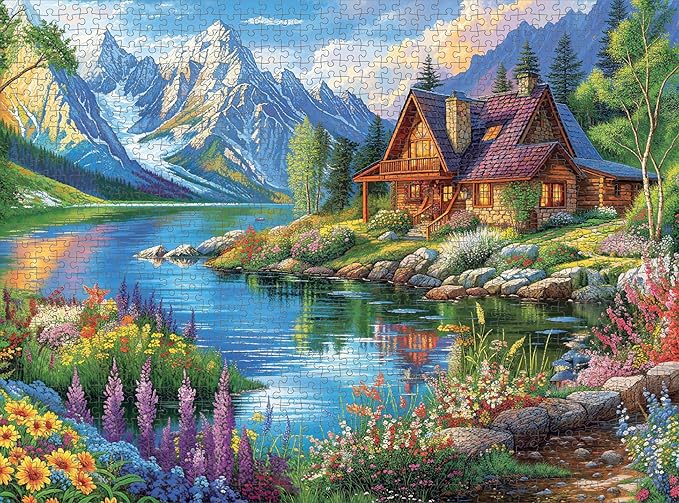 Lakeside Serenity - 1000 Piece Jigsaw Puzzle