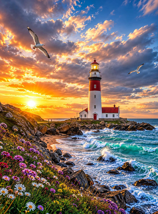 Coastal Puzzle – Evening at Beacon Point – 1000 Piece Jigsaw Puzzle