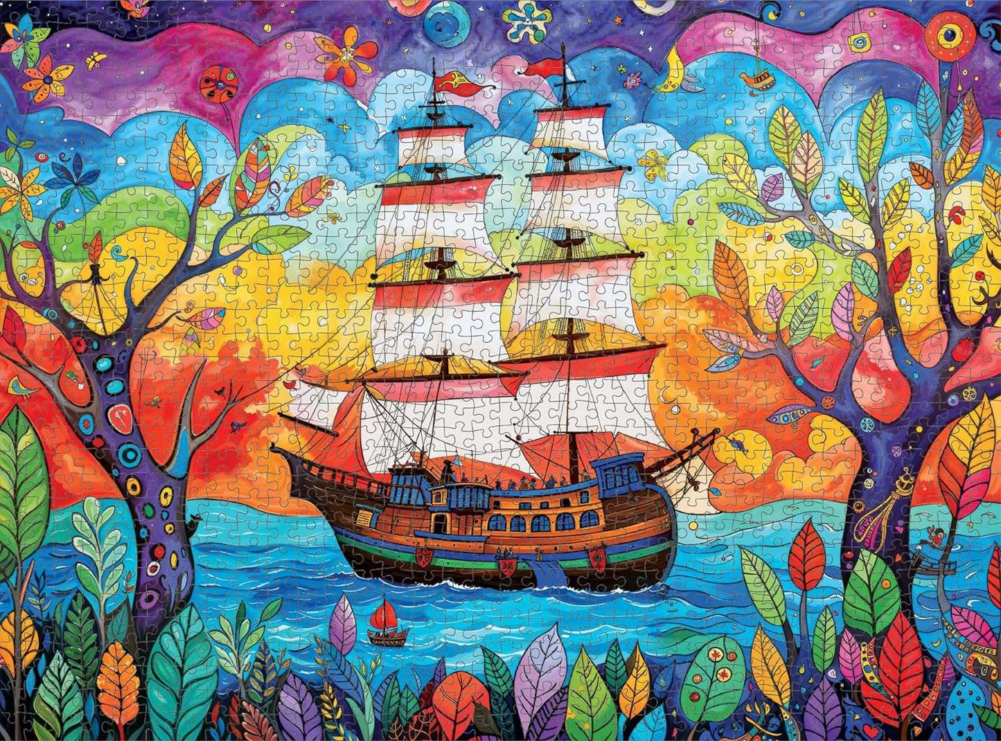 Art Puzzle – Caribbean Treasure Hunt – 1000 Piece Jigsaw Puzzle