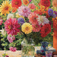 Rainbow Dahlia Delight - 1000 Piece Jigsaw Puzzle