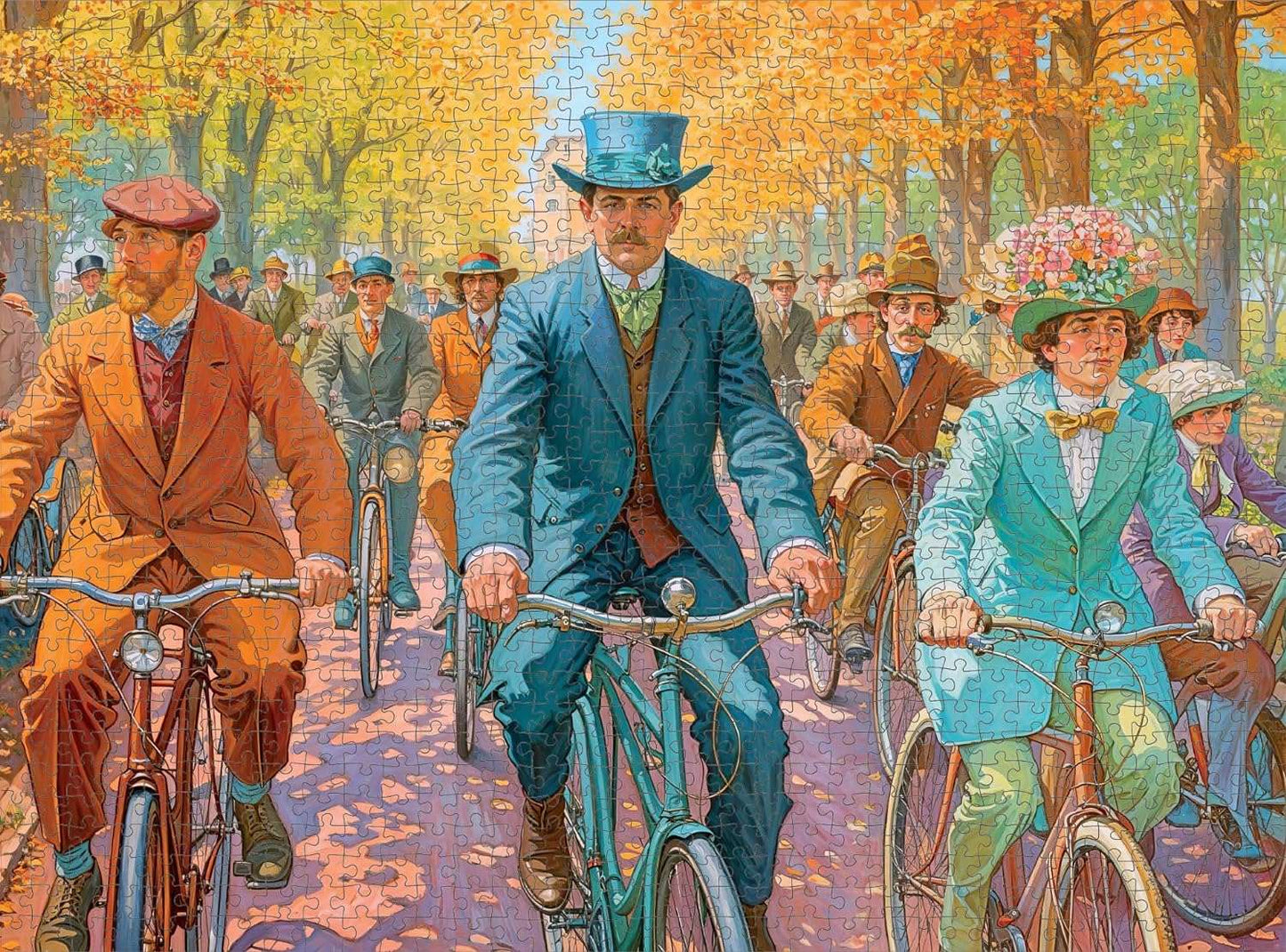 Art Puzzle – The Grand Bicycling Gala – 1000 Piece Jigsaw Puzzle