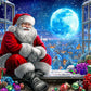 Christmas Puzzle – Santa and the Midnight Moon – 1000 Piece Jigsaw Puzzle
