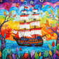 Art Puzzle – Caribbean Treasure Hunt – 1000 Piece Jigsaw Puzzle