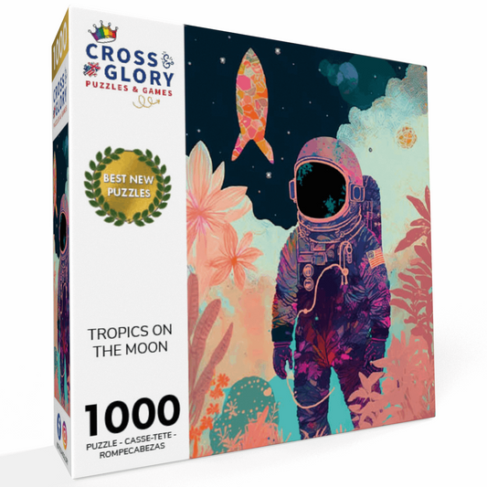 Tropics on The Moon - 1000 Piece Jigsaw Puzzle | Cross & Glory