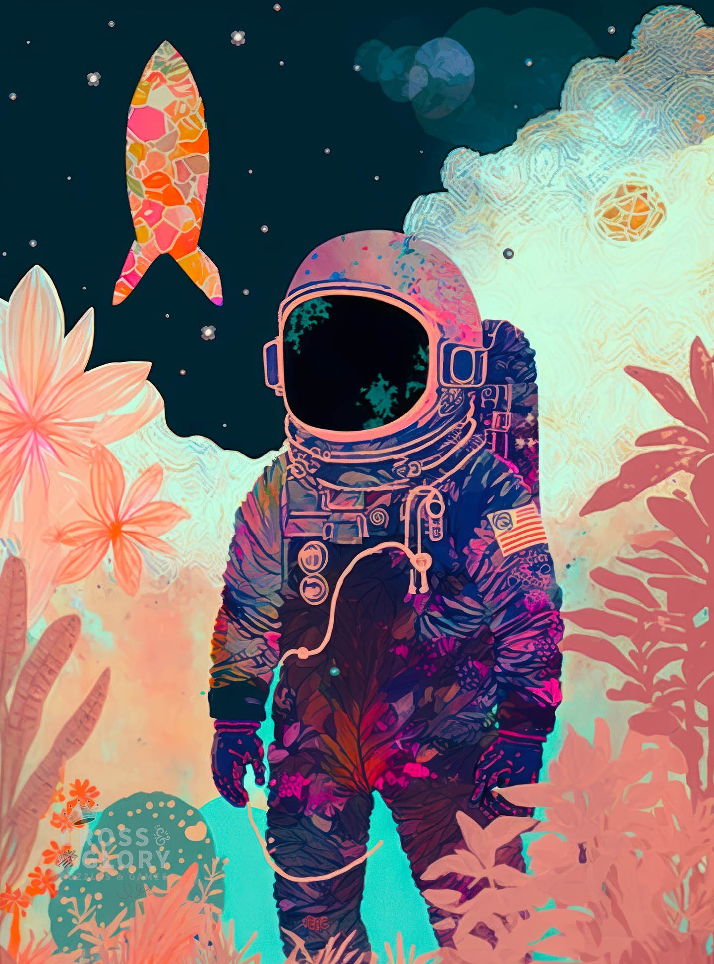 Tropics on The Moon - 1000 Piece Jigsaw Puzzle