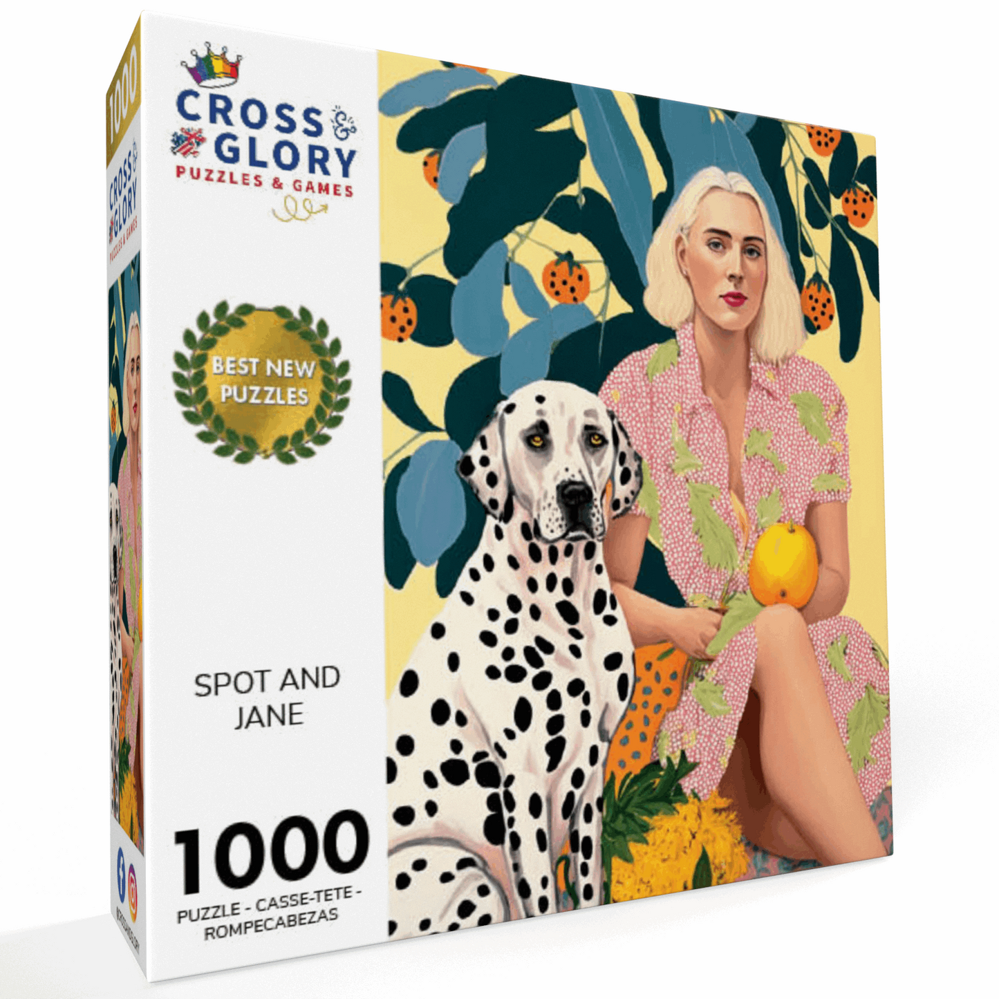 Spot and Jane - 1000 Piece Jigsaw Puzzle | Cross & Glory