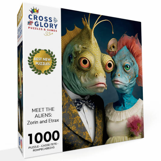 Meet The Aliens: Zorin and Etrax - 1000 Piece Jigsaw Puzzle | Cross & Glory