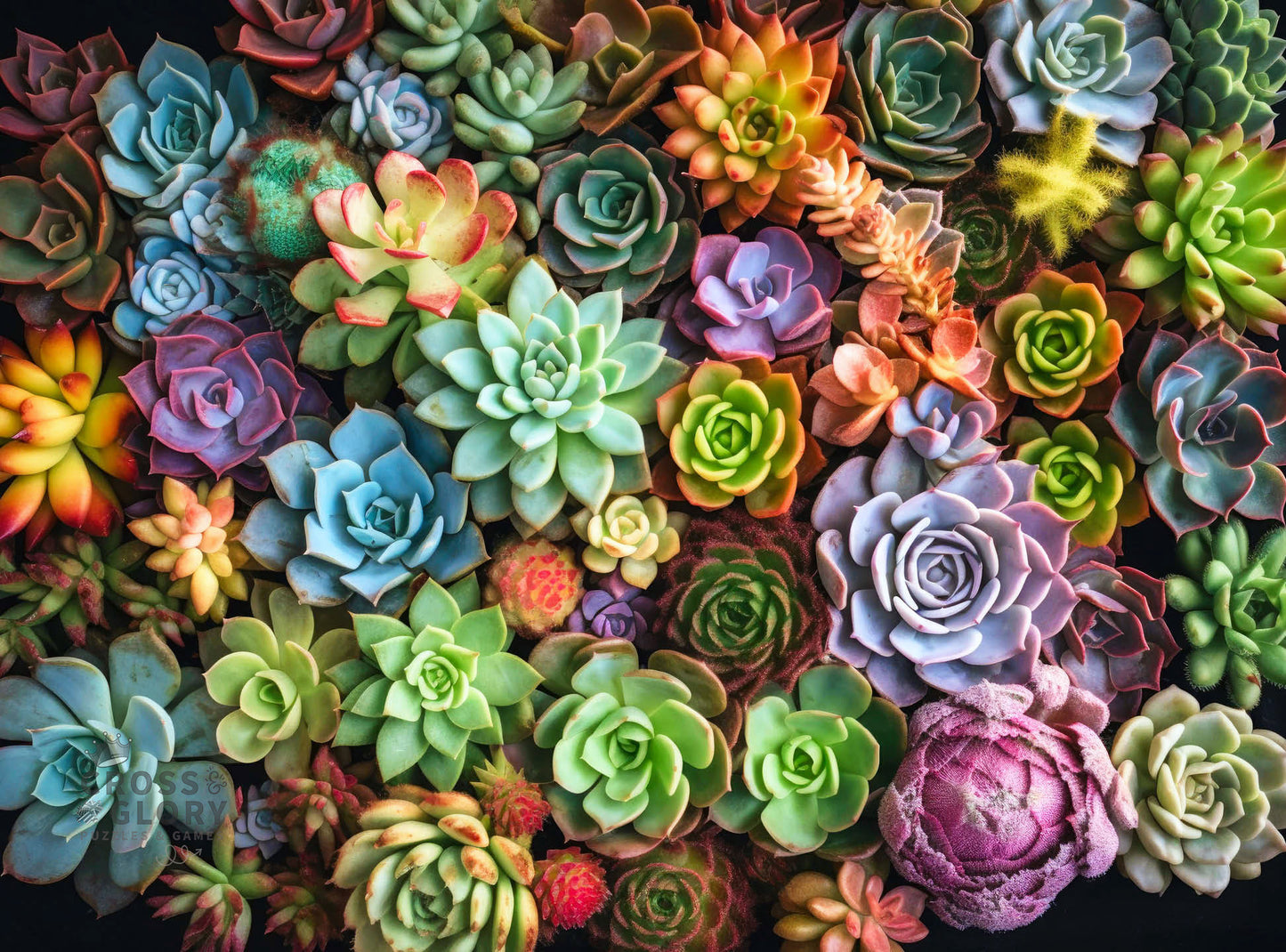 Succulent Symphony - 1000 Piece Jigsaw Puzzle