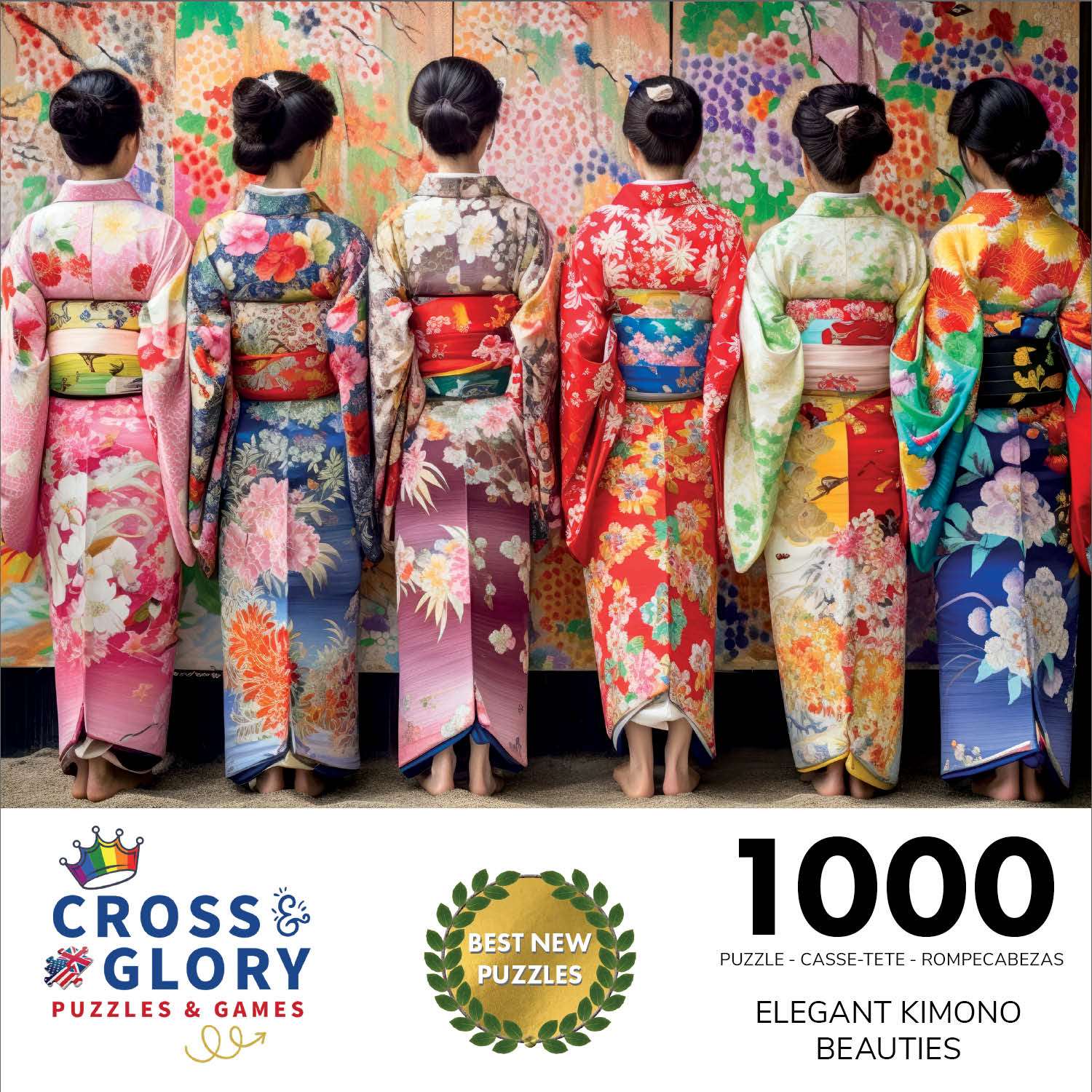 Elegant Kimono Beauties - 1000 Piece Jigsaw Puzzle