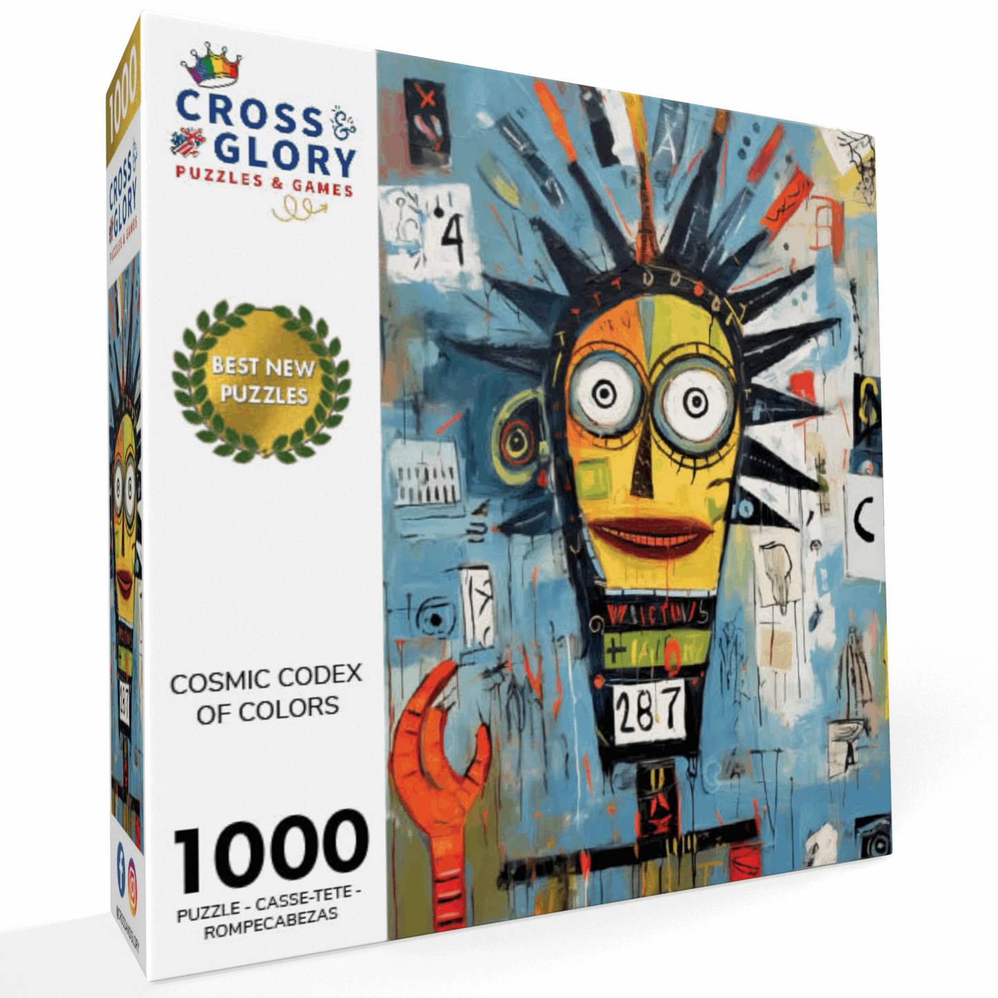 Cosmic Codex of Colors - 1000 Piece Jigsaw Puzzle
