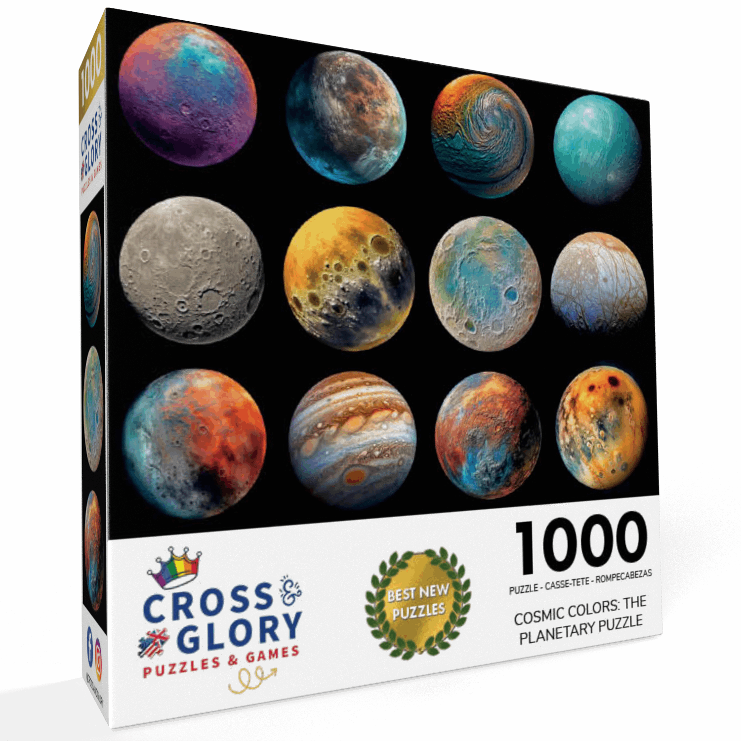 Cosmic Colors: The Planetary Puzzle - 1000 Piece Jigsaw Puzzle