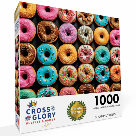 Doughnut Delight - 1000 Piece Jigsaw Puzzle - Ships Nov. '23