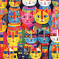 Rainbow Whiskers - Whimsical Cat - 1000 Piece Jigsaw Puzzle