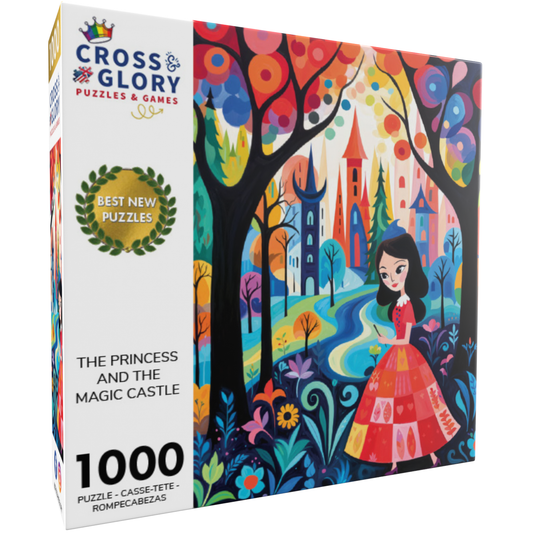 The Princess and The Magic Castle - 1000 Piece Jigsaw Puzzle