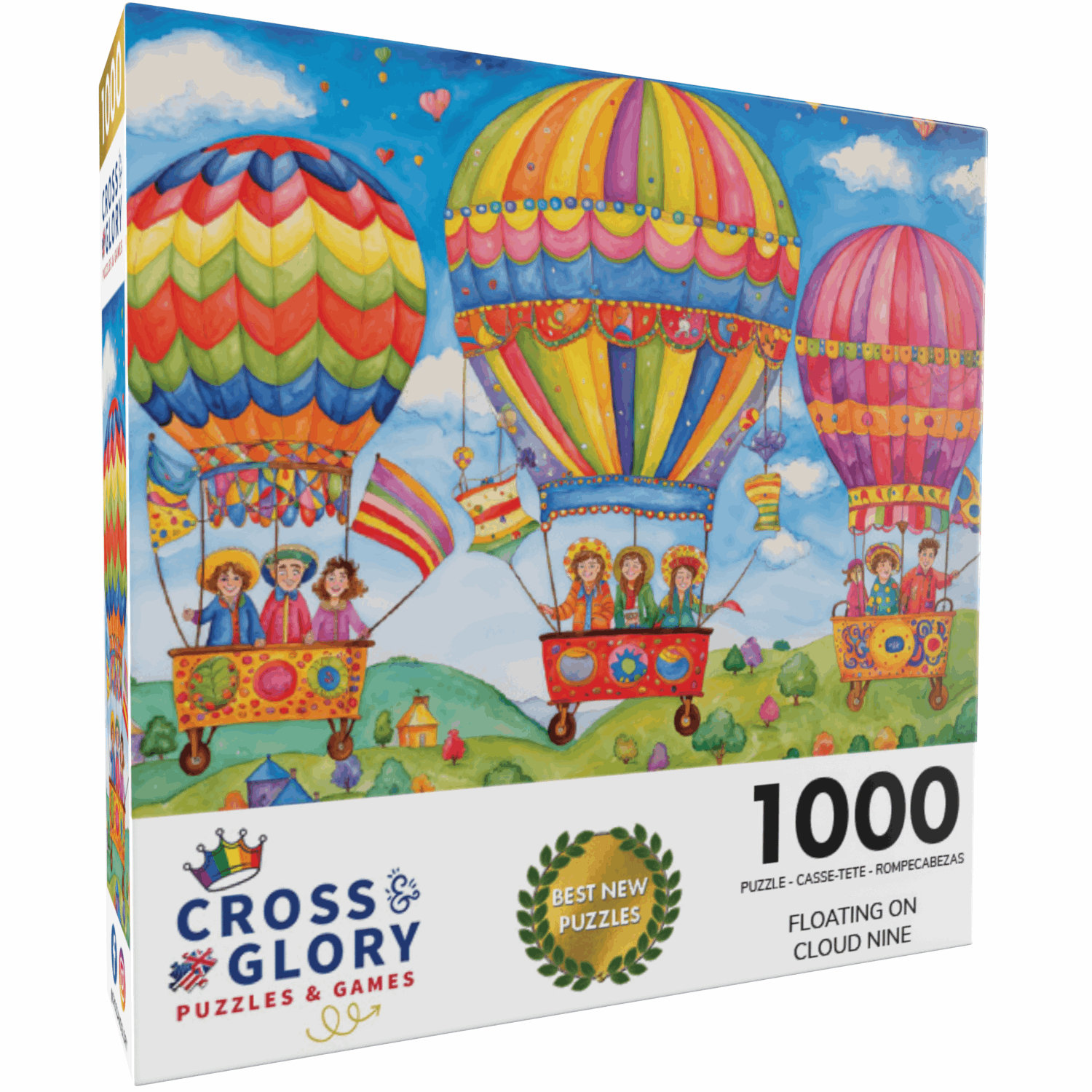 Art Puzzle – Floating on Cloud Nine – 1000 Piece Jigsaw Puzzle