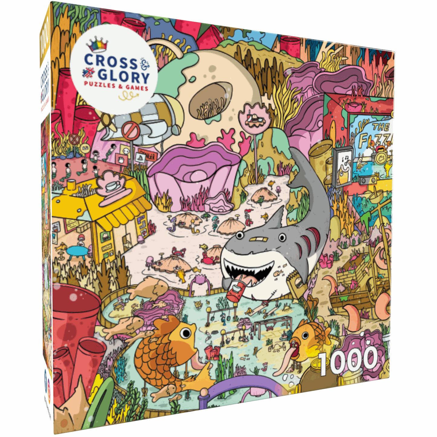 Coastal Puzzle – Seamonster Shenanigans – 1000 Piece Jigsaw Puzzle