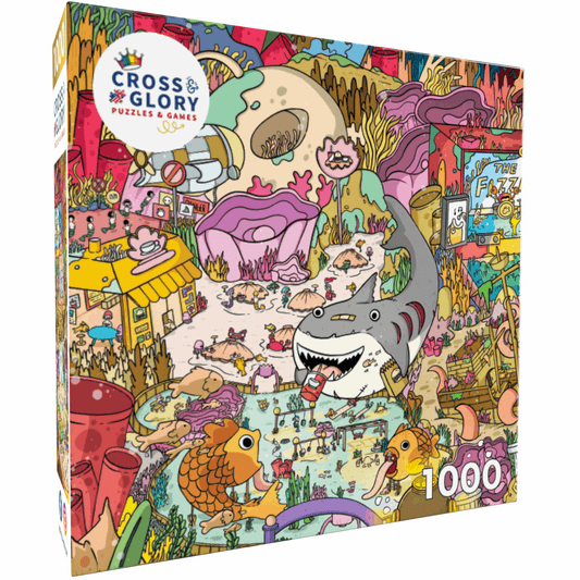 Coastal Puzzle – Seamonster Shenanigans – 1000 Piece Jigsaw Puzzle