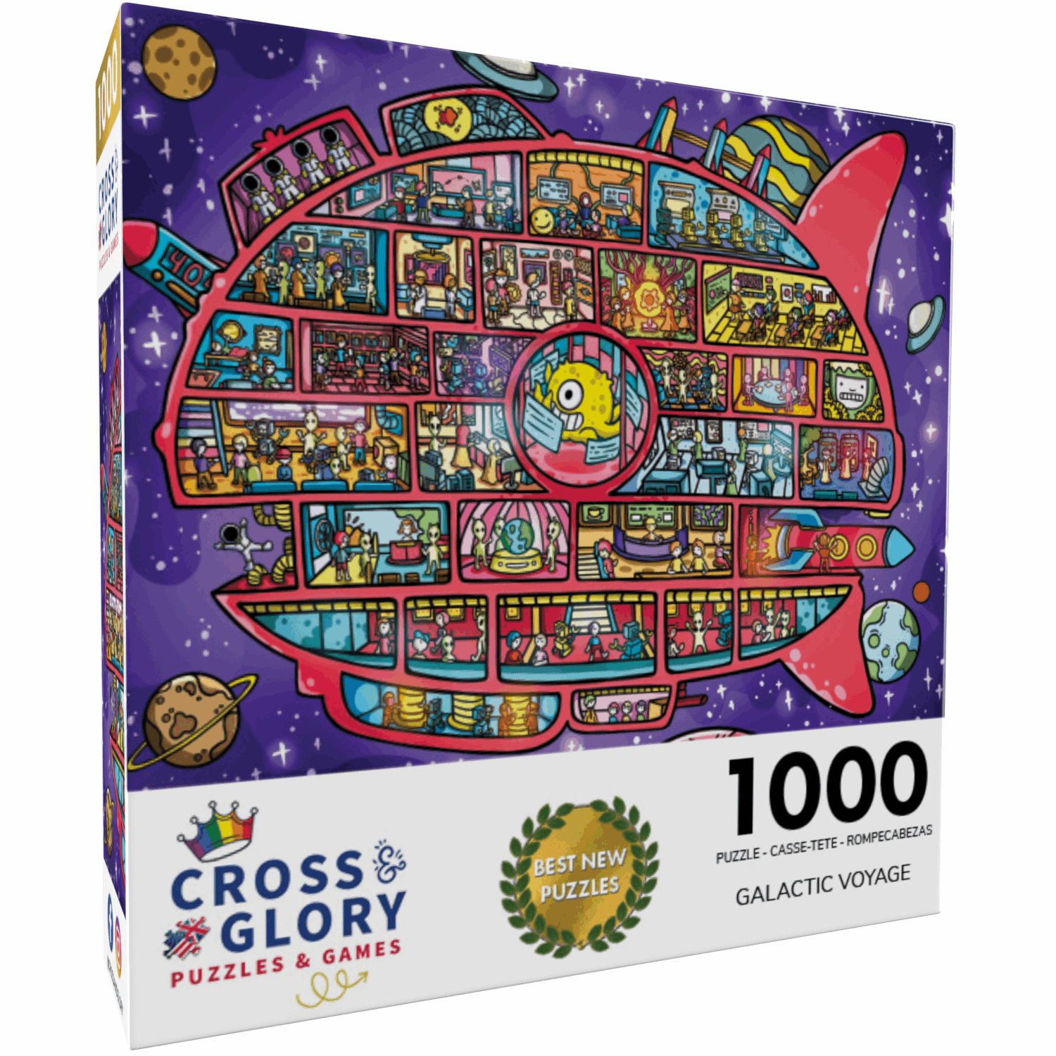 City Jigsaw Puzzle – Galactic Voyage – 1000 Piece Jigsaw Puzzle
