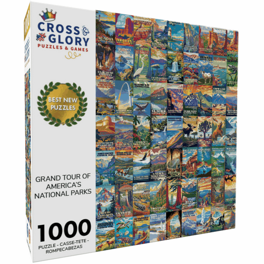 Bird Puzzle – Grand Tour of America's National Parks – 1000 Piece Jigsaw Puzzle