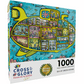 Coastal Puzzle – Sea of Green Voyage: British Invasion Beneath The Waves – 1000 Piece Jigsaw Puzzle