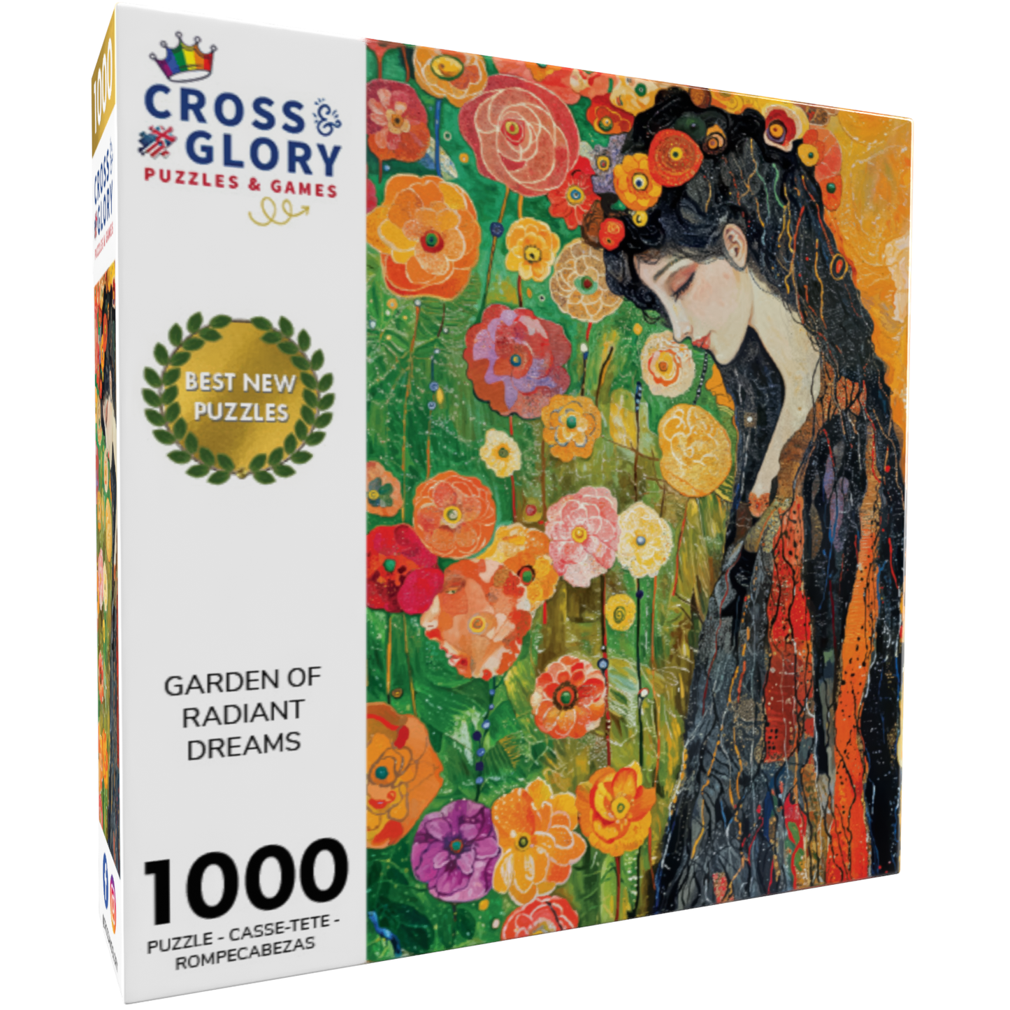 Fantasy Puzzle – Garden of Radiant Dreams – 1000 Piece Jigsaw Puzzle