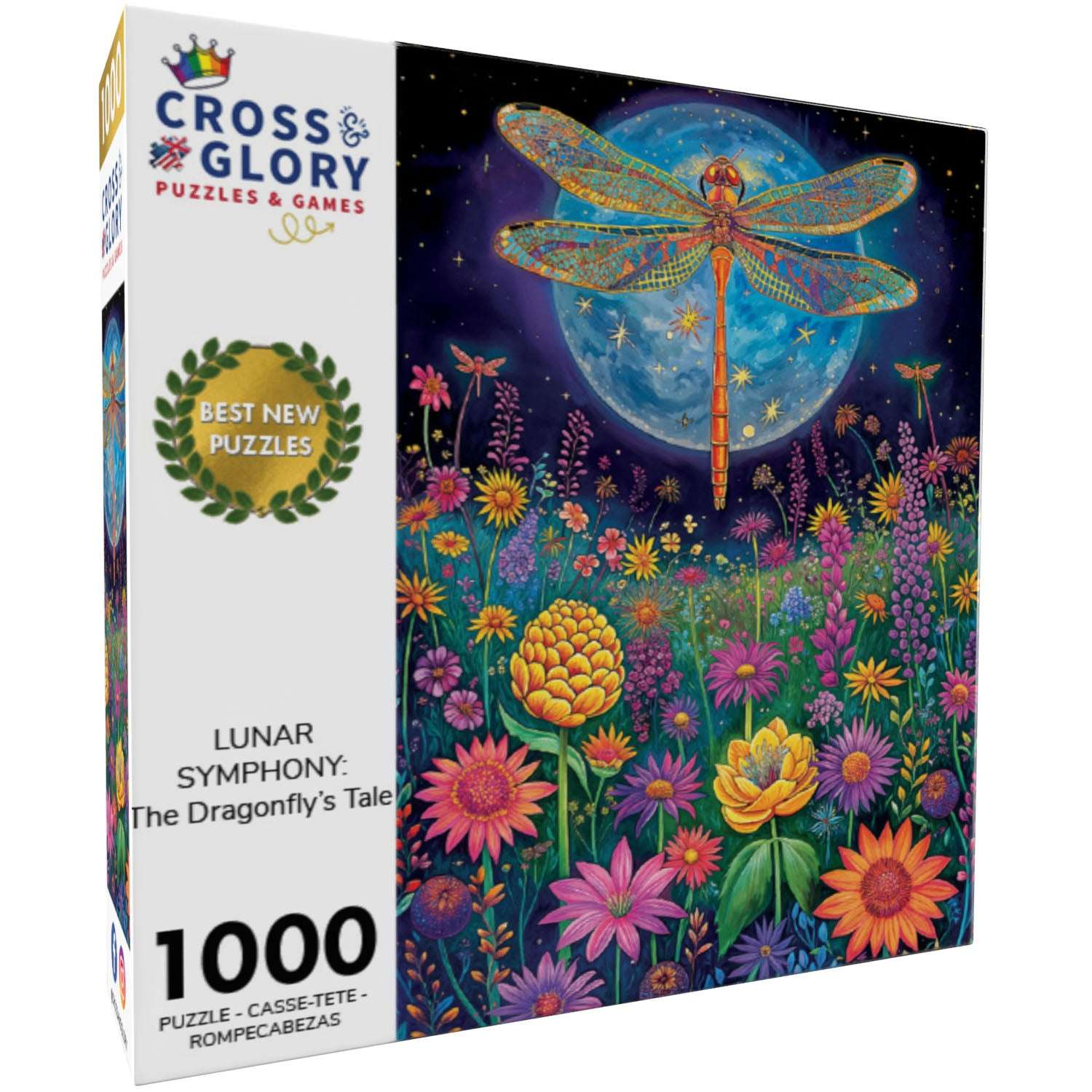 Dragonfly Puzzle – Lunar Symphony: The Dragonfly’s Tale – 1000 Piece Jigsaw Puzzle