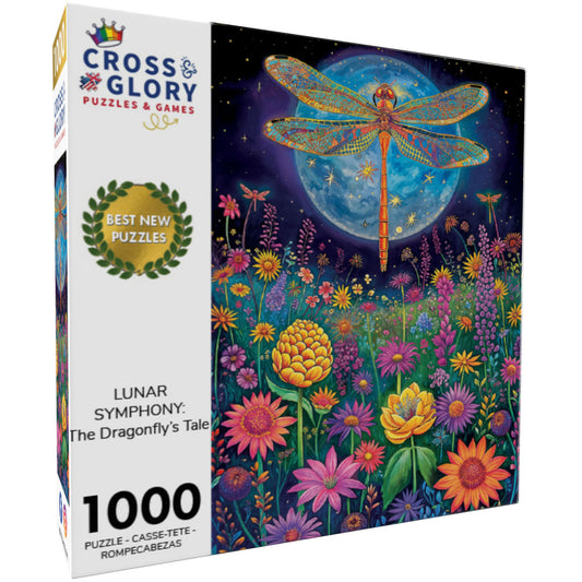 Lunar Symphony: The Dragonfly’s Tale - 1000 Piece Jigsaw Puzzle