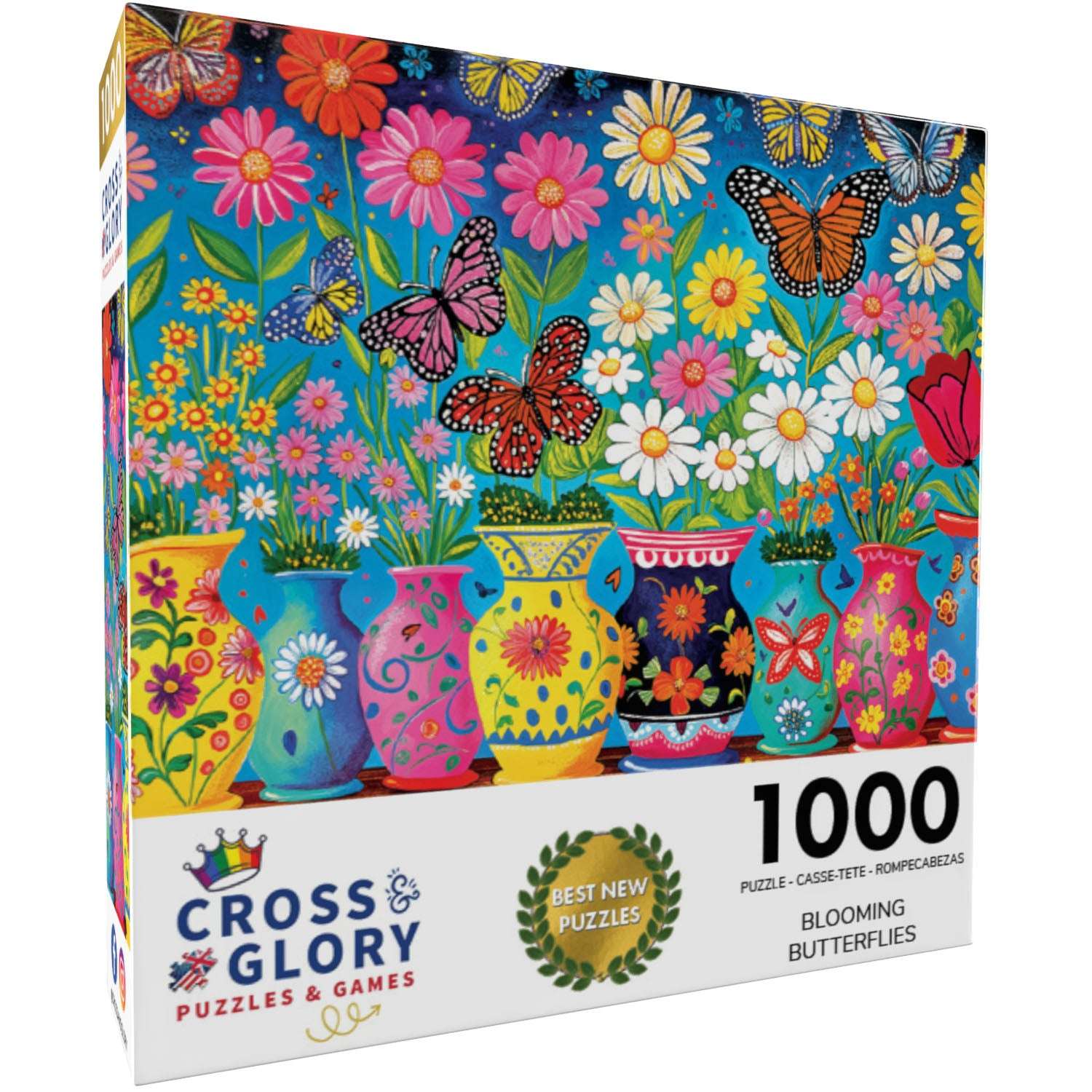 Butterfly Puzzle – Blooming Butterflies – 1000 Piece Jigsaw Puzzle