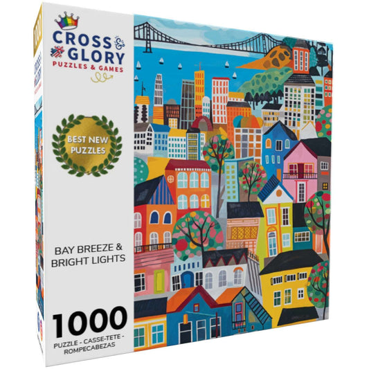 Coastal Puzzle – Bay Breeze & Bright Lights – 1000 Piece Jigsaw Puzzle