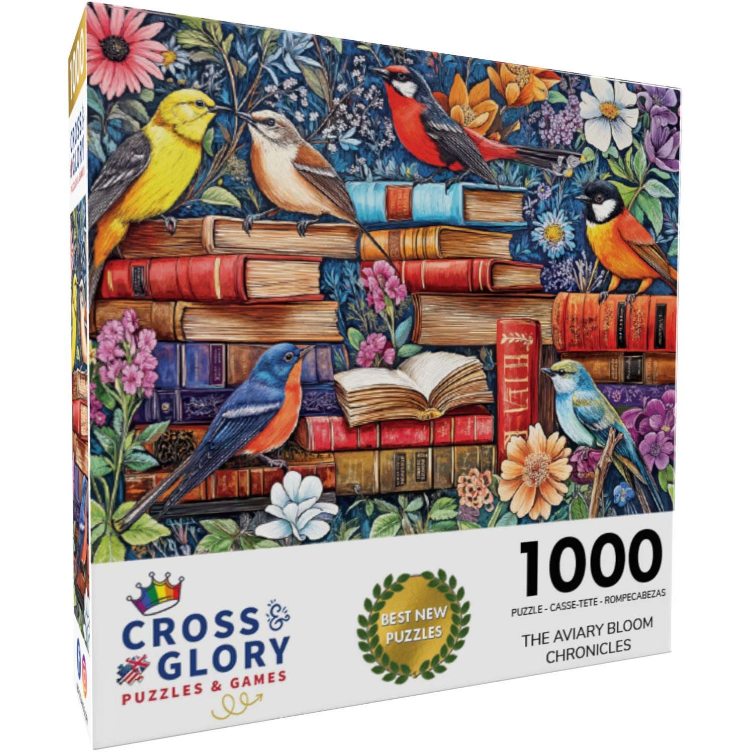 Bird Puzzle – The Aviary Bloom Chronicles – 1000 Piece Jigsaw Puzzle