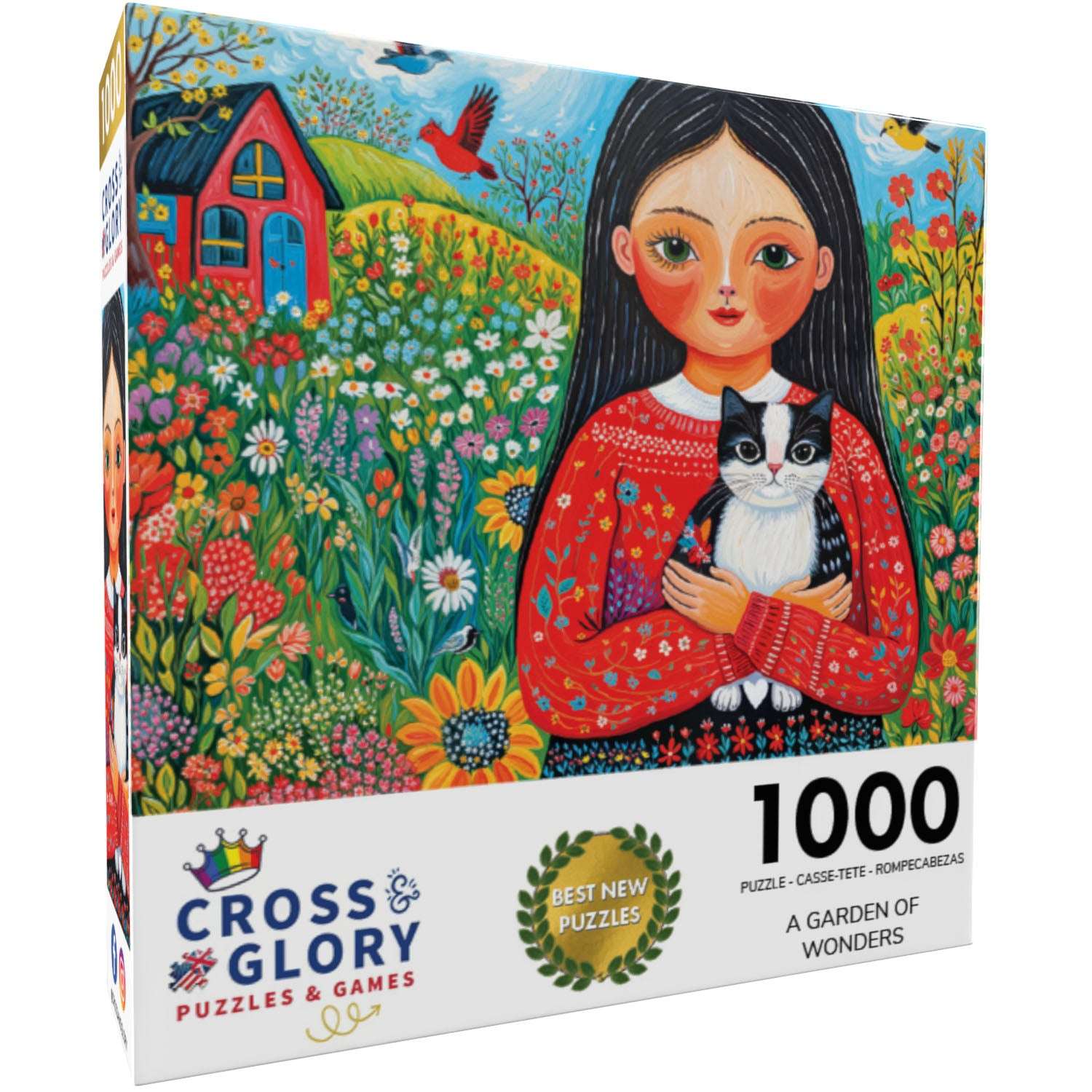 Fantasy Puzzle – A Garden of Wonders – 1000 Piece Jigsaw Puzzle