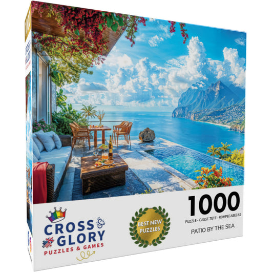 Patio by The Sea - 1000 Piece Jigsaw Puzzle