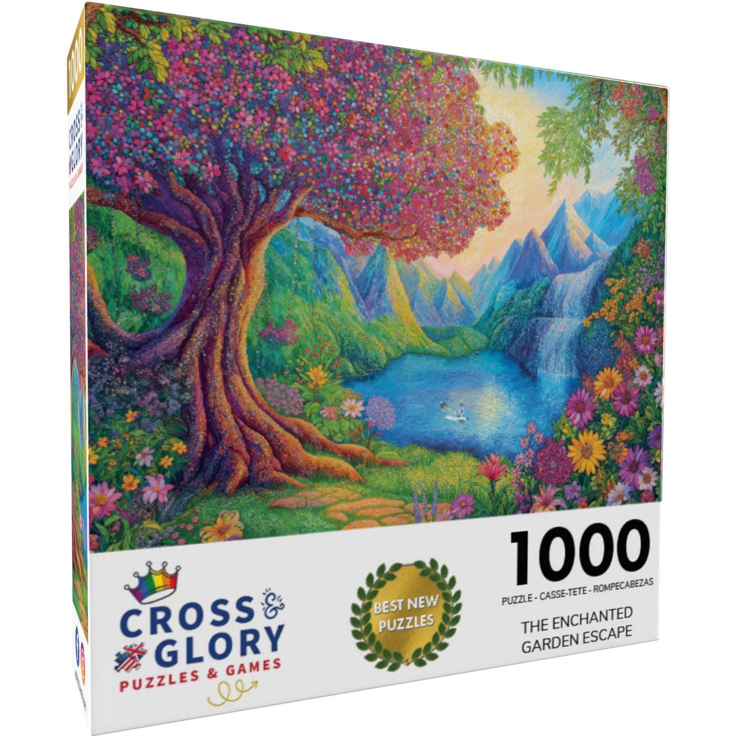 Fantasy Puzzle – The Enchanted Garden Escape – 1000 Piece Jigsaw Puzzle