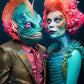Meet the Aliens: Nymira and Dantar - 1000 Piece Jigsaw Puzzle