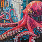 City Jigsaw Puzzle – Octopus City: Neon Overlord – 1000 Piece Jigsaw Puzzle