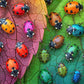 Ladybug Puzzle – The Ladybug Rainbow – 1000 Piece Jigsaw Puzzle