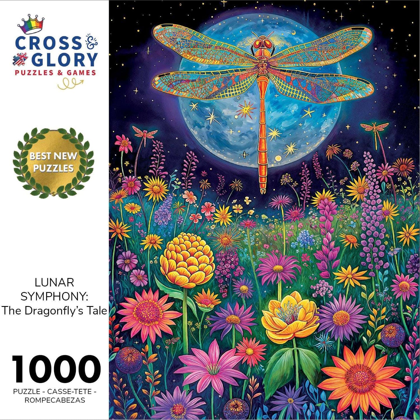 Dragonfly Puzzle – Lunar Symphony: The Dragonfly’s Tale – 1000 Piece Jigsaw Puzzle