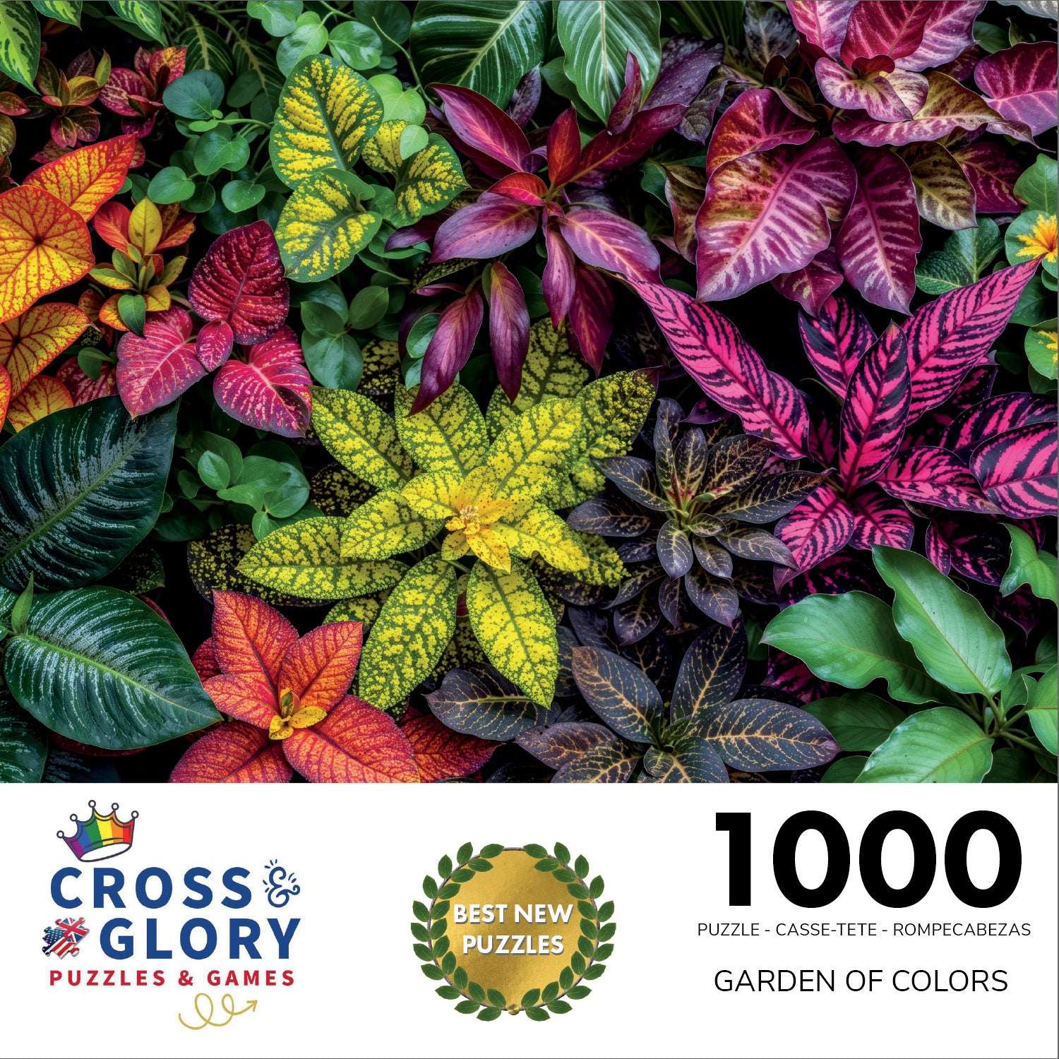 Garden Puzzle – Garden of Colors – 1000 Piece Jigsaw Puzzle