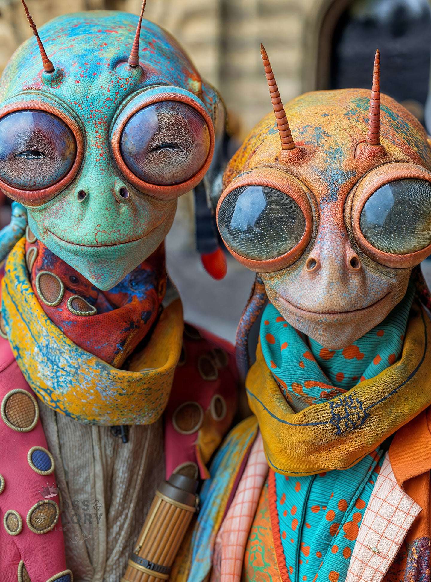 Alien Puzzle – Meet the Aliens: Elara and Nox – 1000 Piece Jigsaw Puzzle