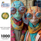 Alien Puzzle – Meet the Aliens: Elara and Nox – 1000 Piece Jigsaw Puzzle