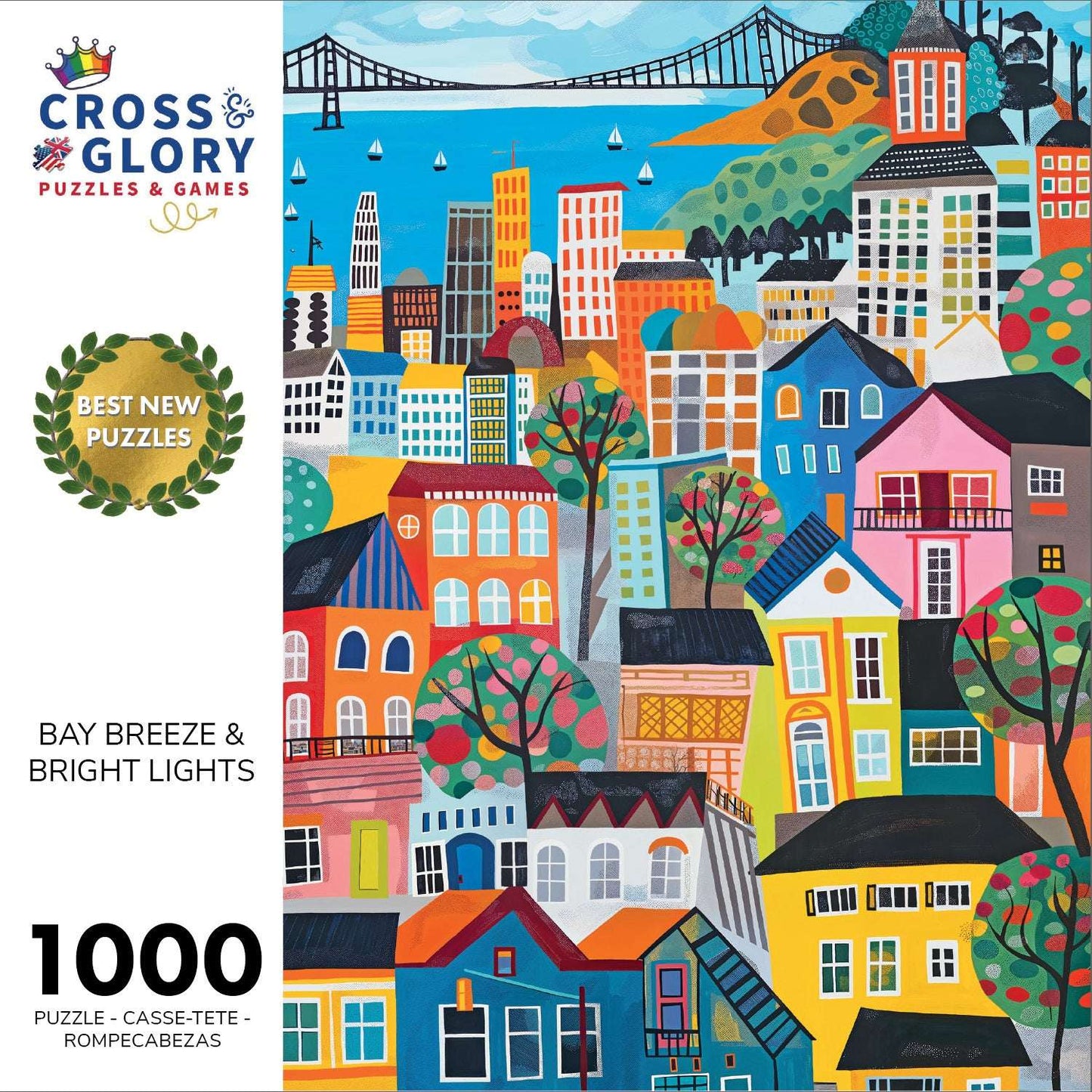 Coastal Puzzle – Bay Breeze & Bright Lights – 1000 Piece Jigsaw Puzzle