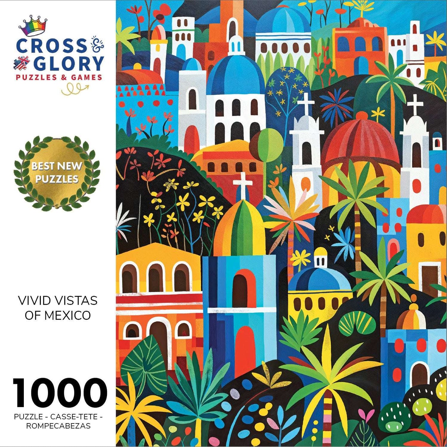 Mexico Jigsaw Puzzle – Vivid Vistas of Mexico – 1000 Piece Jigsaw Puzzle