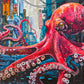Octopus City: Neon Overlord - 1000 Piece Jigsaw Puzzle