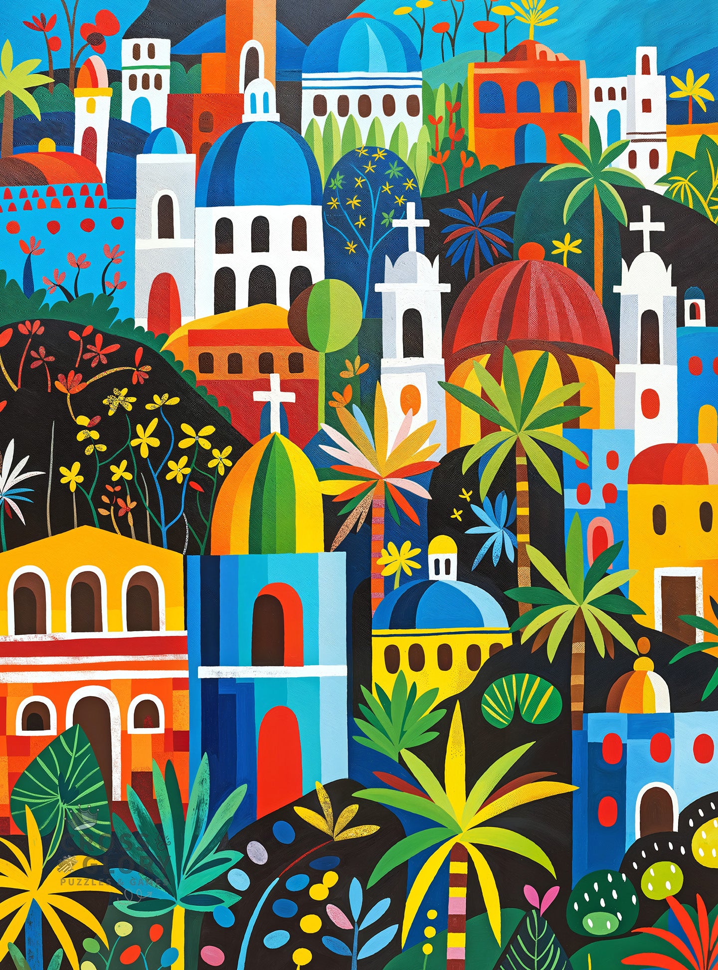 Vivid Vistas of Mexico - 1000 Piece Jigsaw Puzzle